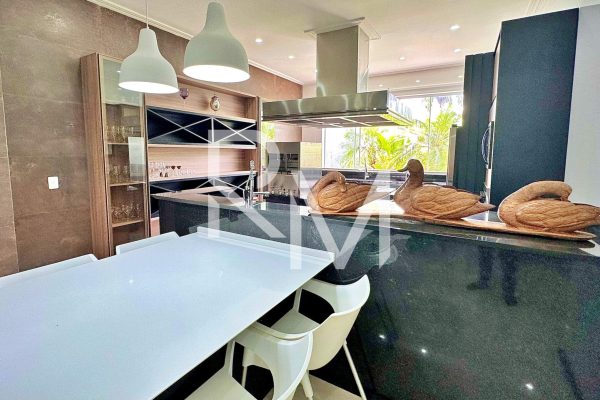 Cozinha gourmet do salão multiuso